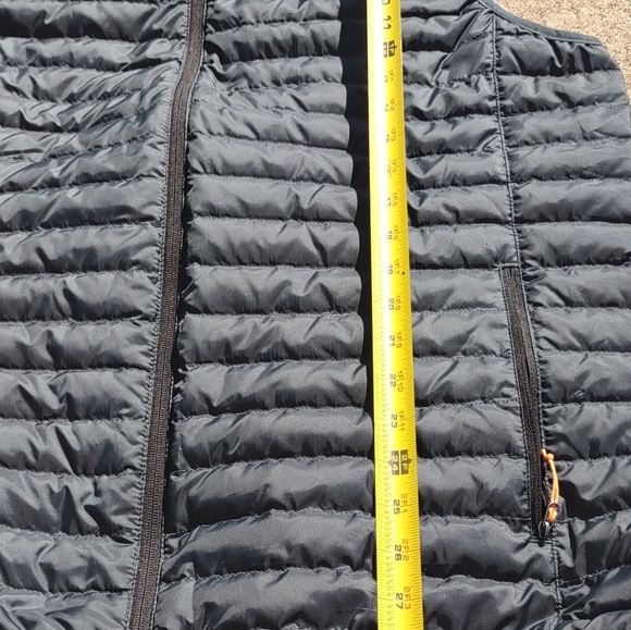 Eddie Bauer Down Puffer Vest Mens Tall Large Black Lightweight Full Zip EB650 - Picture 13 of 13